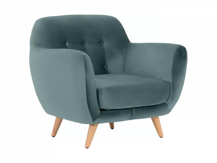 Кресло Loa бирюзового цвета - купить Интерьерные кресла по цене 40860.0