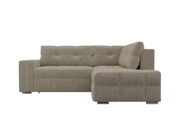 Угловой диван-кровать Леос бежевого цвета - купить Угловые диваны по цене 54490.0