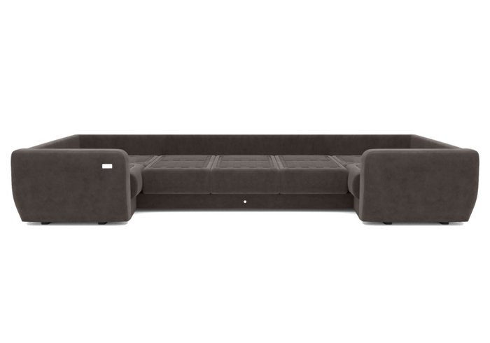 Модульный диван-кровать темно-серого цвета - купить Угловые диваны по цене 470000.0