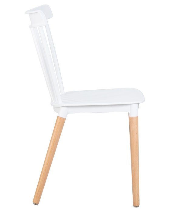 Стул обеденный Theo белого цвета - лучшие Обеденные стулья в INMYROOM