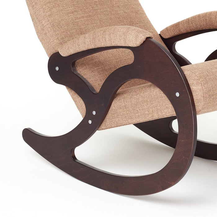Кресло-качалка Венера коричневого цвета - лучшие Интерьерные кресла в INMYROOM