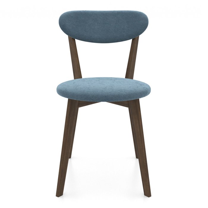 Стул Kolumbus синего цвета - купить Обеденные стулья по цене 9650.0
