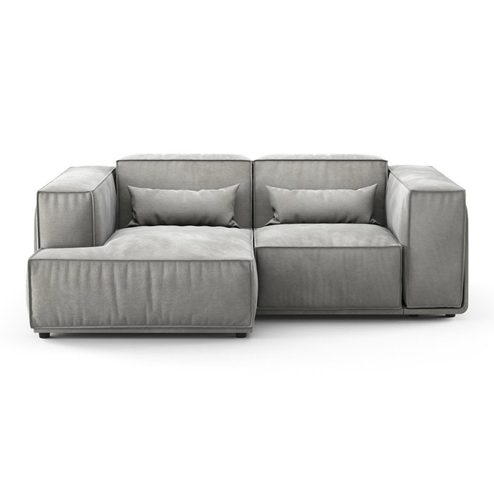 Угловой диван Vento Classic серого цвета - купить Угловые диваны по цене 123100.0