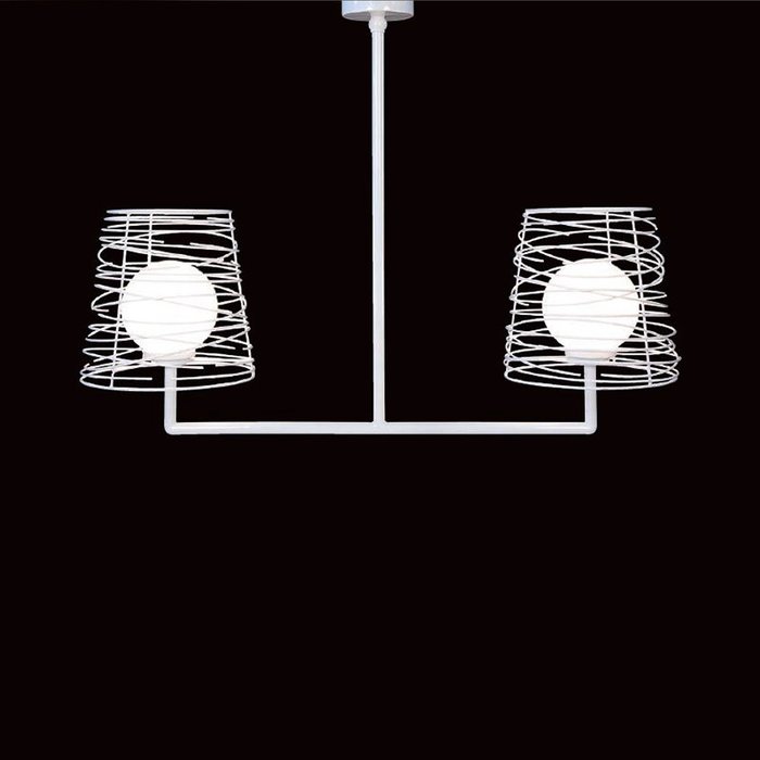 Подвесной светильник Lamp International Basket с плафоном из белого поликарбоната 