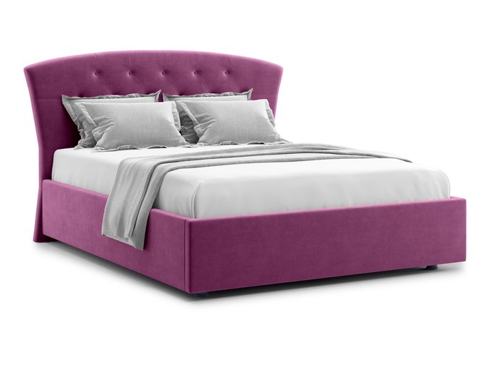 Кровать Premo 140х200 пурпурного цвета с подъемным механизмом