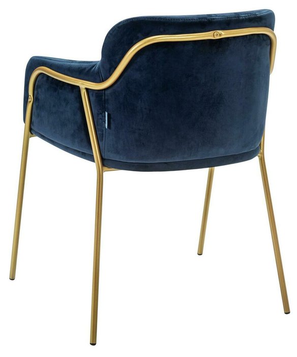 Стул Strike синего цвета - лучшие Обеденные стулья в INMYROOM