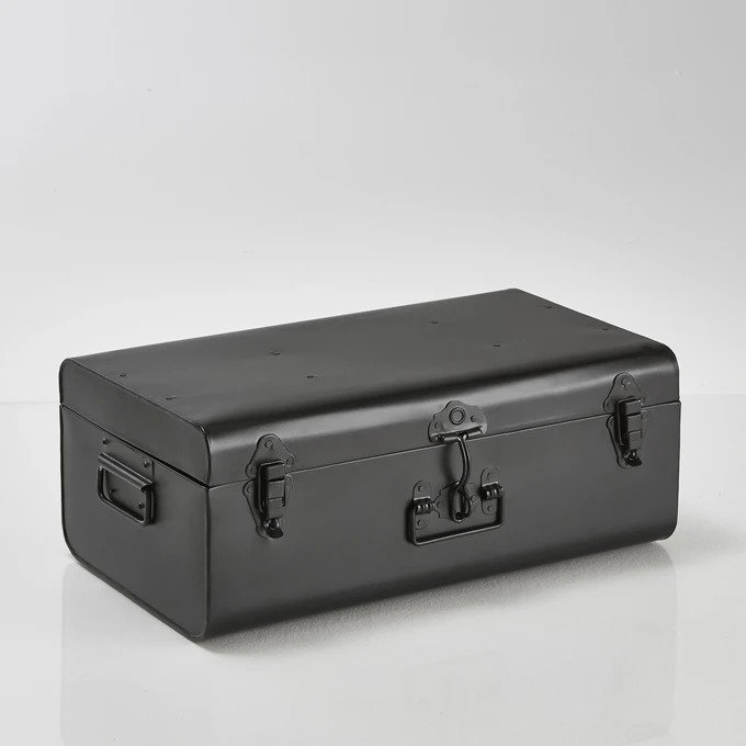 Сундук-чемодан Masa черного цвета
