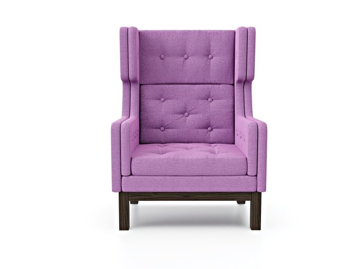 Кресло Айверс Хай фиолетового цвета - лучшие Интерьерные кресла в INMYROOM