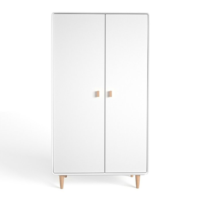 Шкаф с дверцами Jimi белого цвета - купить Шкафы распашные по цене 52360.0