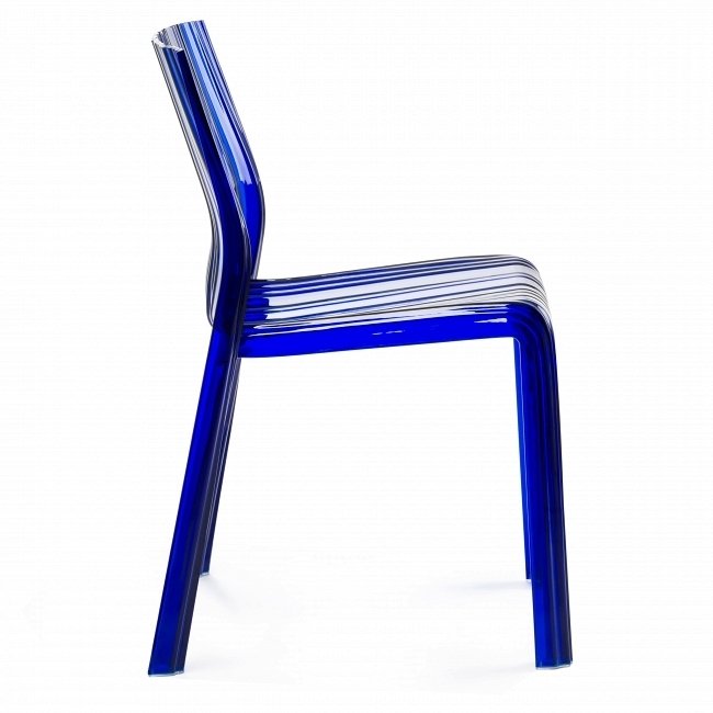 Стул Shimmery синего цвета - купить Обеденные стулья по цене 10186.0
