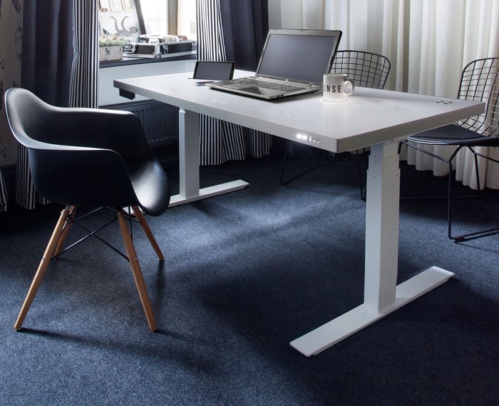 Стол стандартный  Tabula Sense Smart Desk white Mech white
