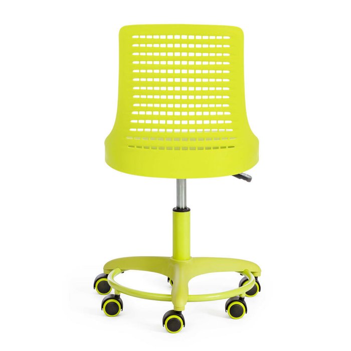 Кресло детское компьютерное Kiddy салатового цвета - лучшие Детские стулья в INMYROOM