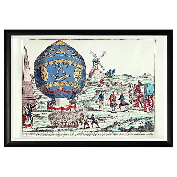 Картина Монгольфье 21 ноября 1783