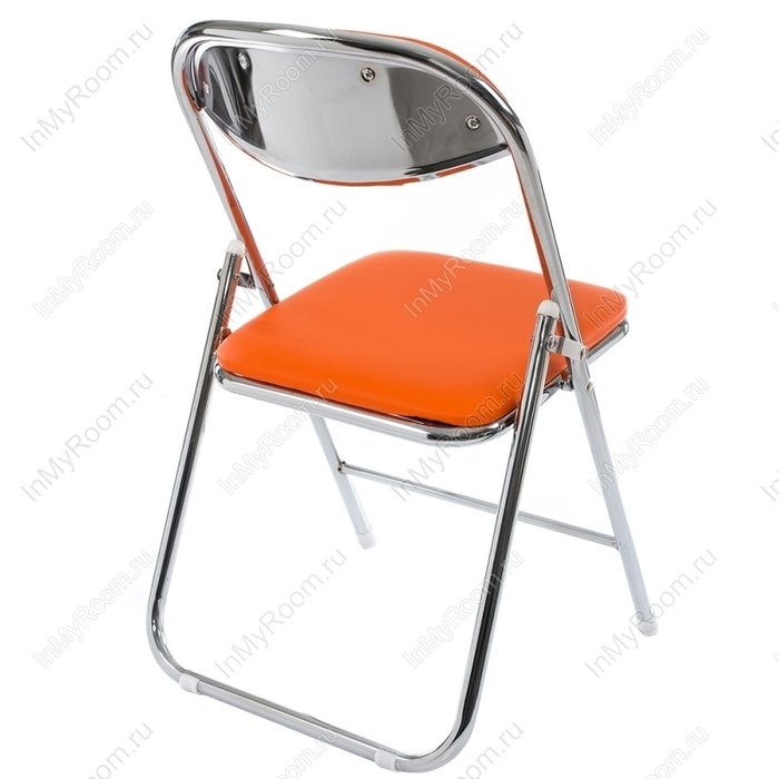 Стул Fold раскладной оранжевого цвета - лучшие Обеденные стулья в INMYROOM