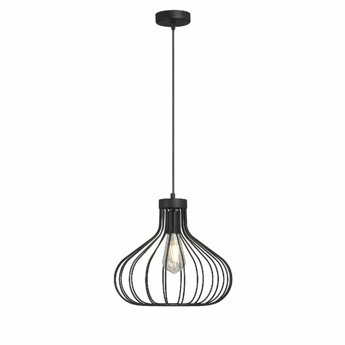 Подвесной светильник V2851-1/1S (металл, цвет черный) - лучшие Подвесные светильники в INMYROOM