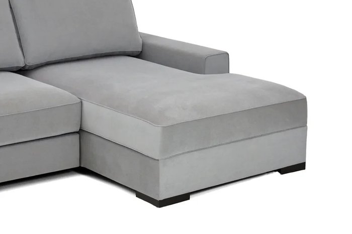 Угловой диван-кровать Гордон серого цвета - купить Угловые диваны по цене 87400.0