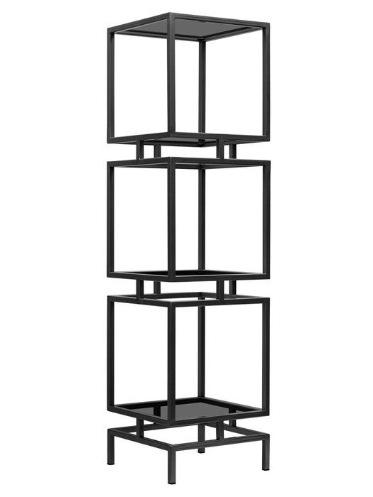 Стеллаж Cubic-3 черного цвета