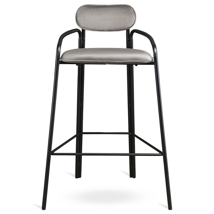Стул барный Ror round черно-серого цвета - купить Барные стулья по цене 18900.0