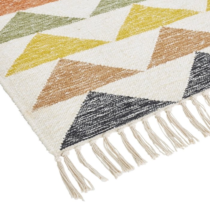 Ковер килим из шерсти Vinity 200x290 разноцветный - лучшие Ковры в INMYROOM