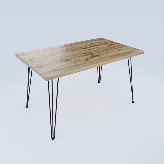Обеденный стол 110 цвета Дуб вотан - купить Обеденные столы по цене 5650.0