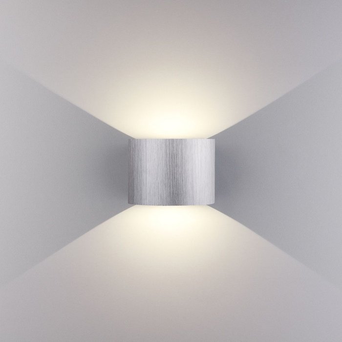 Настенный светодиодный светильник Blade серого цвета - лучшие Настенные уличные светильники в INMYROOM