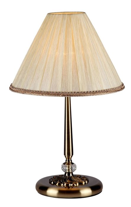 Настольная лампа Soffia с бежевым абажуром