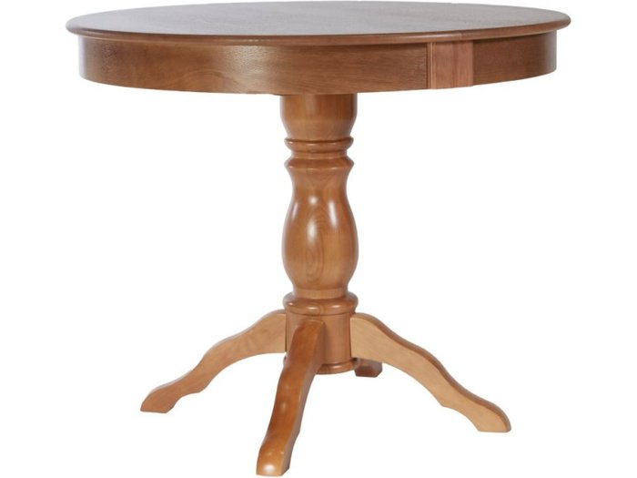 Раздвижной обеденный стол Гелиос коричневого цвета