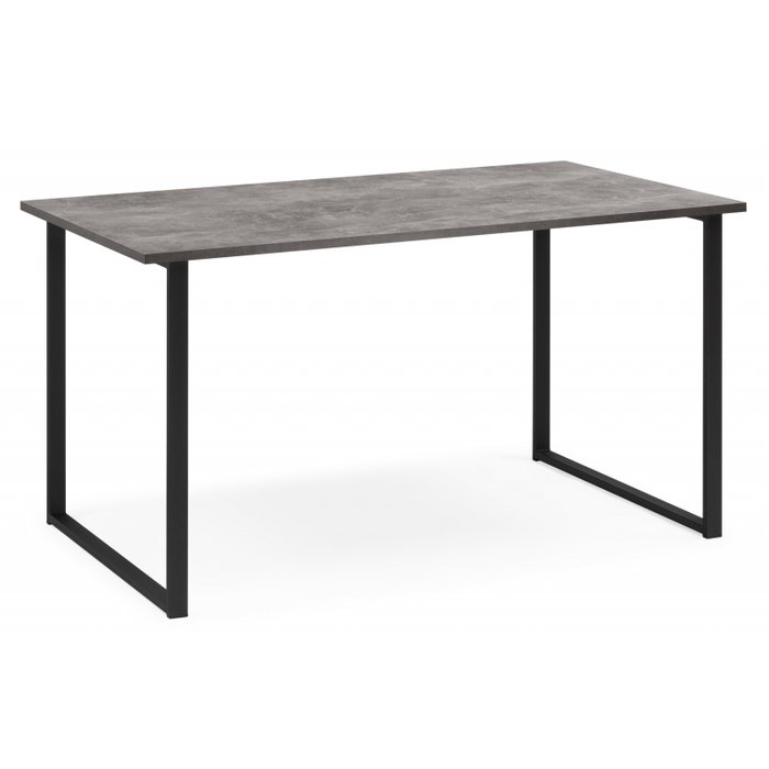 Обеденный стол Лиман 140 серо-черного цвета Обеденный стол Лиман 140 серо-черного цвета