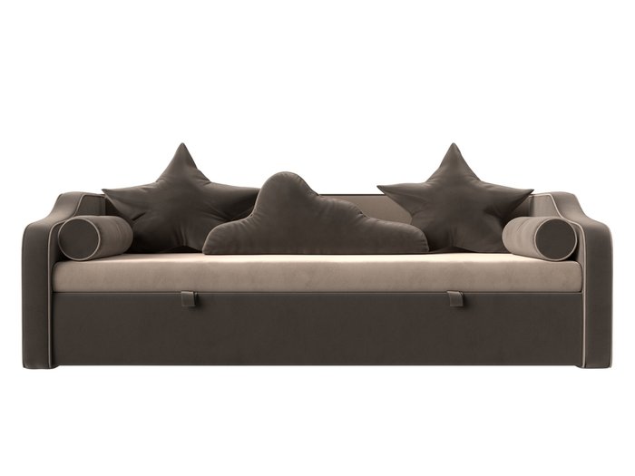 Прямой диван-кровать Рико бежевого цвета - купить Прямые диваны по цене 38999.0