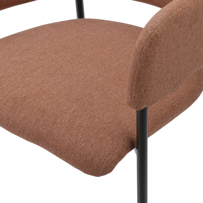 Кресло Wendy терракотового цвета - лучшие Обеденные стулья в INMYROOM