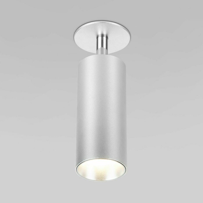 Встраиваемый светодиодный светильник Diffe 4 серебряного цвета - купить Встраиваемые споты по цене 1020.0