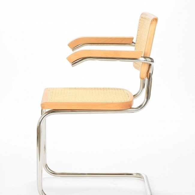 Стул Costa с подлокотниками светло-коричневого цвета - лучшие Обеденные стулья в INMYROOM