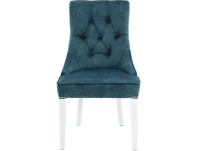 Стул Боска синего цвета - лучшие Обеденные стулья в INMYROOM