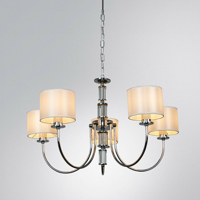 Подвесная люстра Arte Lamp ATTORE A4092LM-5CC - купить Подвесные люстры по цене 16990.0 Подвесная люстра Arte Lamp ATTORE A4092LM-5CC - купить Подвесные люстры по цене 16990.0