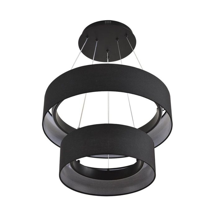 Подвесной светильник Sava 8373/55L (ткань, цвет черный) - лучшие Подвесные светильники в INMYROOM