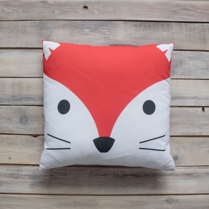 Подушка Funny Fox из 100% хлопка Подушка Funny Fox из 100% хлопка