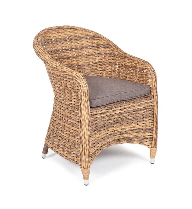 Кресло Равенна соломенного цвета - лучшие Садовые кресла в INMYROOM