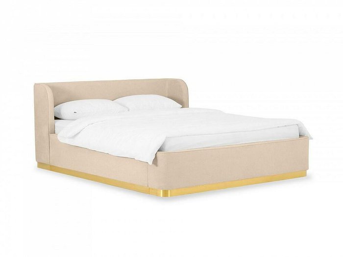 Кровать Vibe 160х200 бежевого цвета с подъемным механизмом
