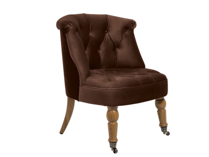 Кресло Visconte темно-коричневого цвета