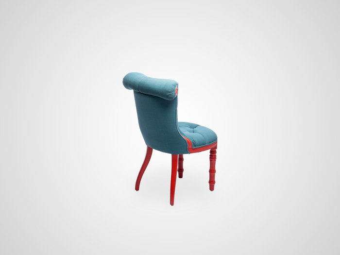 Стул с мягкой обивкой из дерева махагони  - купить Обеденные стулья по цене 71500.0