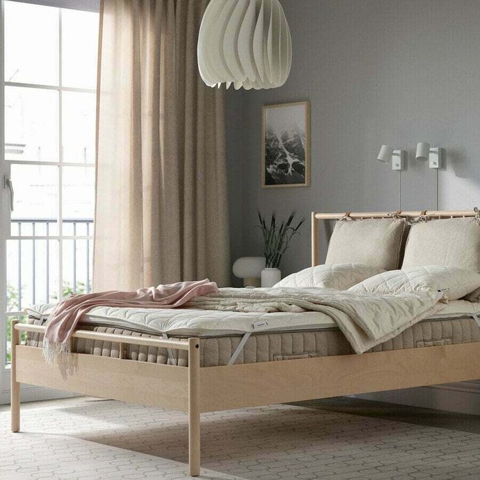 Наматрасник, шерсть, 160х200 см - лучшие Наматрасники в INMYROOM