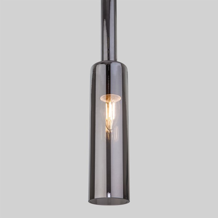Подвесной светильник со стеклянным плафоном 50226/1 дымчатый Graf - лучшие Подвесные светильники в INMYROOM