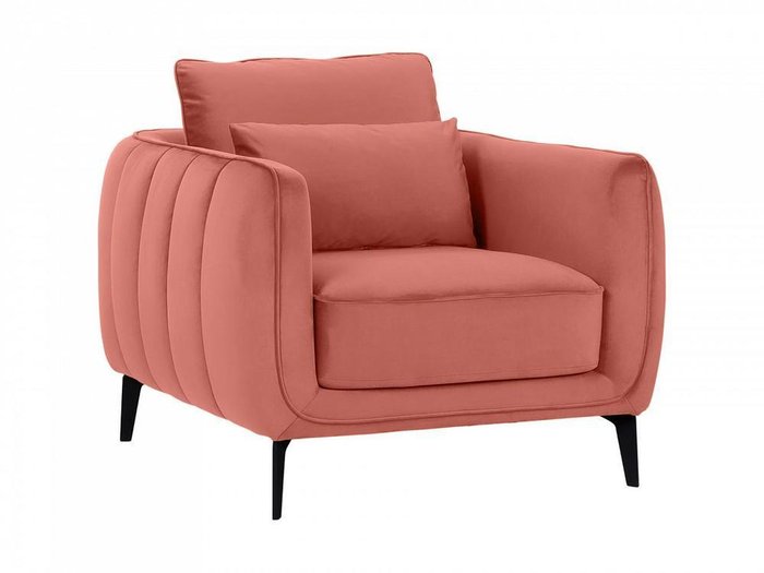Кресло Amsterdam кораллового цвета - купить Интерьерные кресла по цене 53640.0
