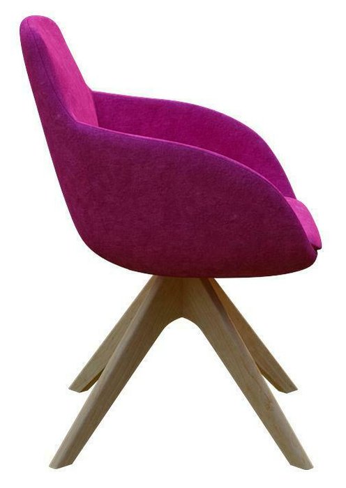 Стул Арель малинового цвета - лучшие Обеденные стулья в INMYROOM