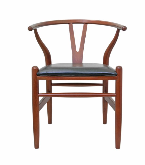 Стул Sling classic leather из дерева и экокожи - купить Обеденные стулья по цене 23400.0