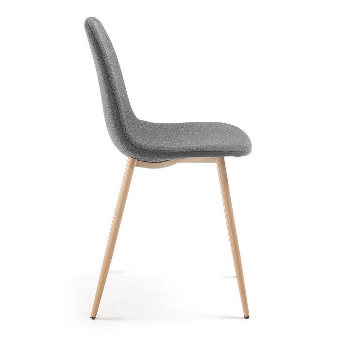 Обеденный стул LISSY темно-серого цвета  - купить Обеденные стулья по цене 18990.0