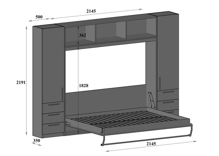 Комплект мебели Strada 160х200 белого цвета - лучшие Спальные гарнитуры в INMYROOM