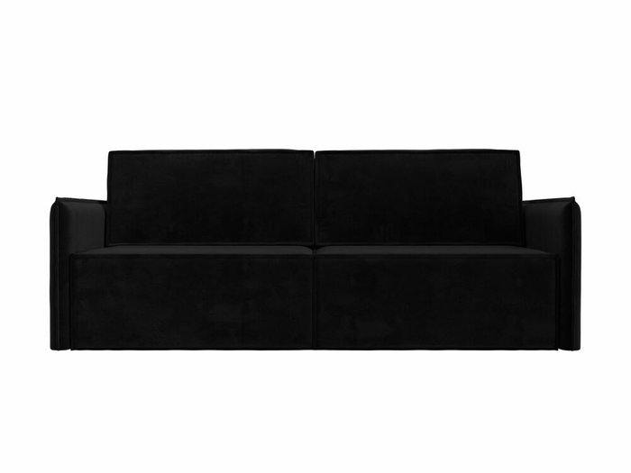 Прямой диван-кровать Либерти черного цвета - купить Прямые диваны по цене 53999.0
