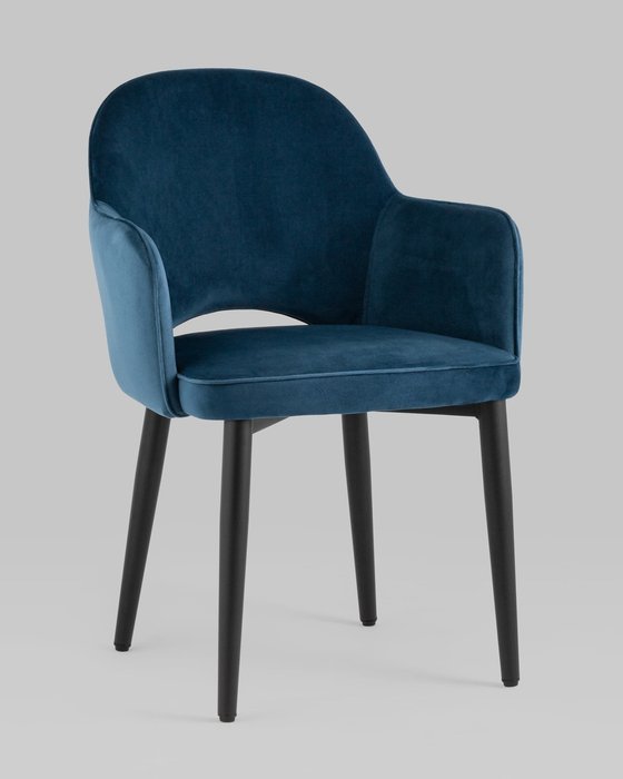 Стул Венера синего цвета - купить Обеденные стулья по цене 10990.0