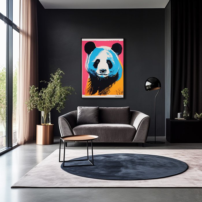 Репродукция картины Vibe collection, Panda, No 1, 2024г. - лучшие Картины в INMYROOM